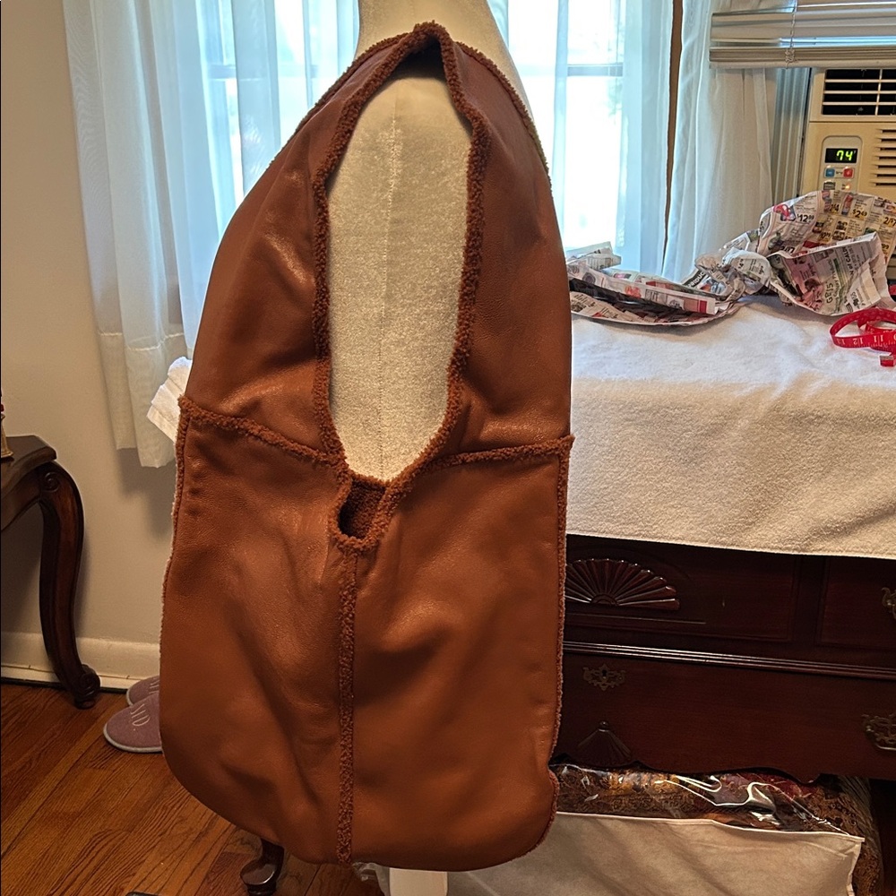 Lafayette 148 New York Brown Textured Fabric
